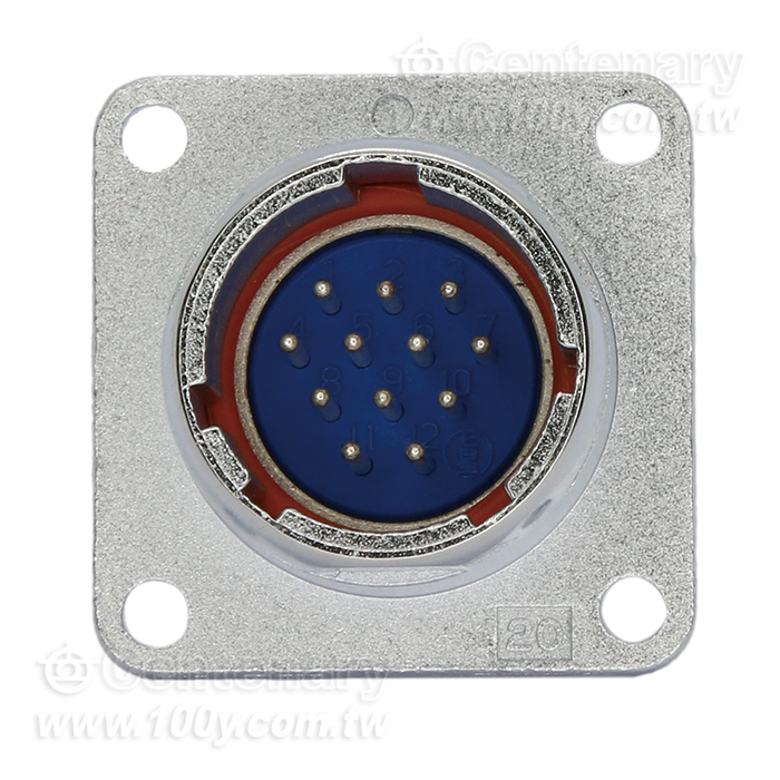 NR系列金屬連接器12P公座  5A/250V - 151627 產品圖片