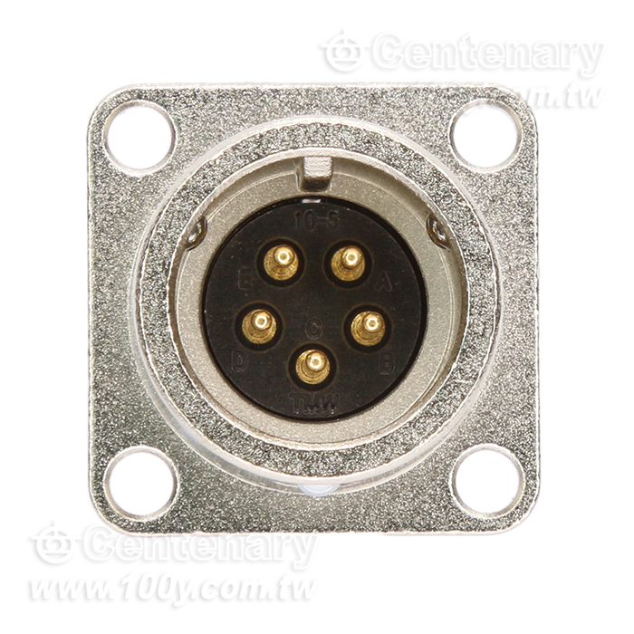 TAJIMI Male Flange Mount Receptacle - 157750 Product Image