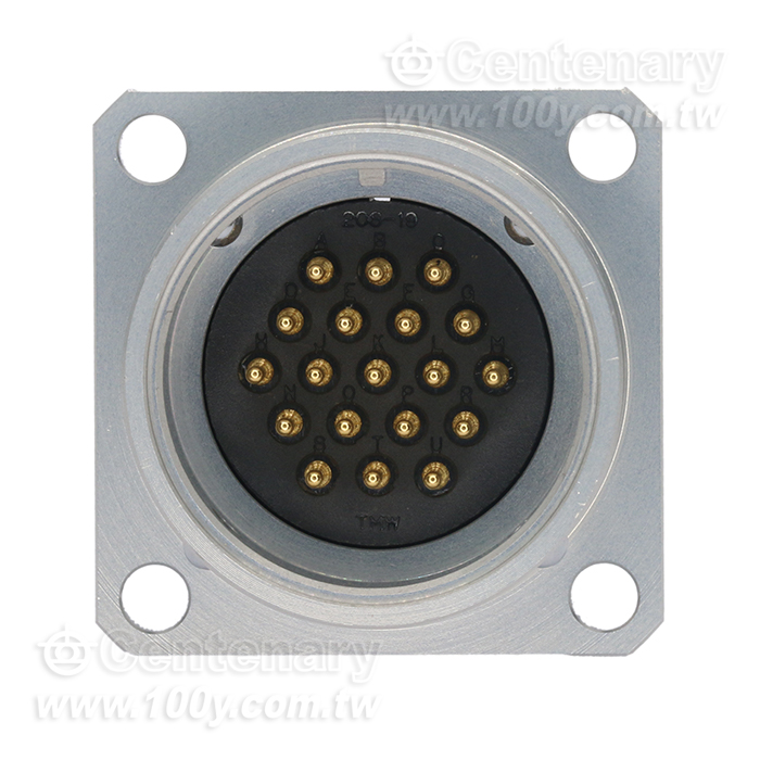 PRC04系列19P方形公插座4A/400V - 94922 產品圖片