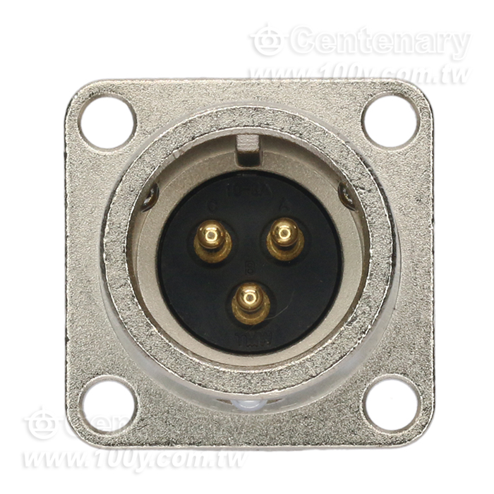 TAJIMI Male Flange Mount Receptacle - 157737 Product Image