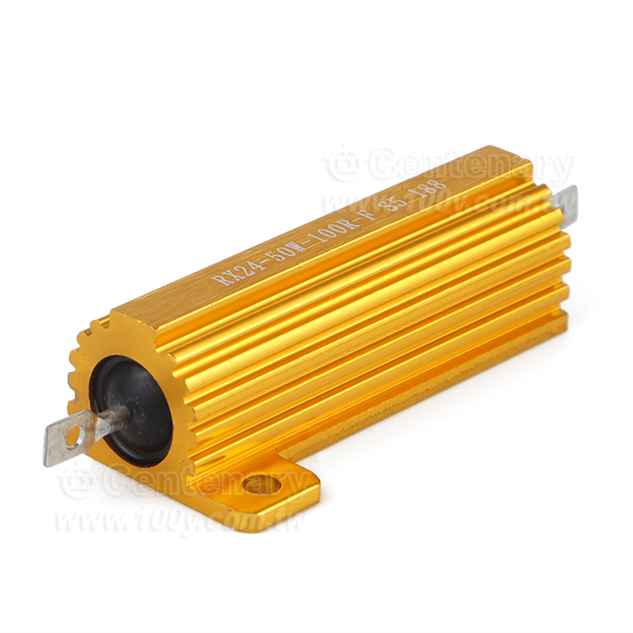 50W黃金鋁電阻 100ohm ±1%【無鉛】 - 40874 產品圖片
