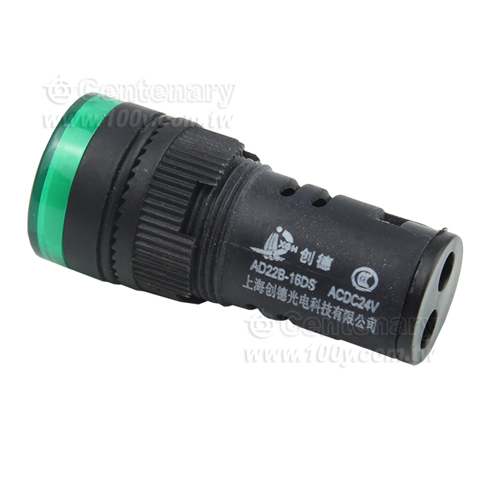 LED電源指示燈 16mm AC/DC24V 綠色 - 131223 產品圖片