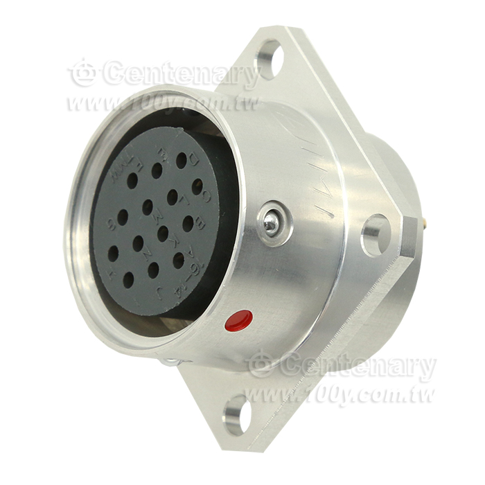 "TAJIMI" PRC04 Series 14P square female socket 5A/350V - 157758 Product Image