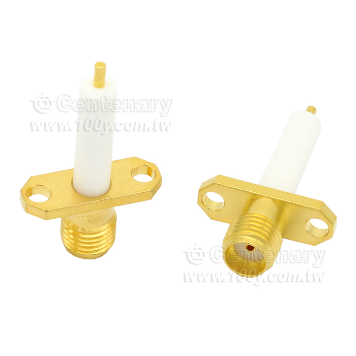 SMA Jack 2 Hole Flange With Round Contact - 94778 產品圖片