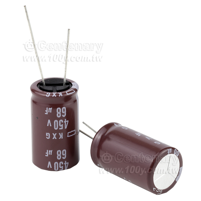 68uF/450V 高頻低阻長壽命電解電容【無鉛】 - 29800 產品圖片