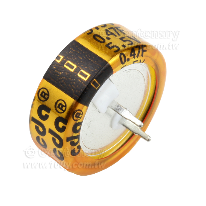 CDA_超級法拉電容 0.47F/5.5V 21.5*8*5mm C型 - 160263 產品圖片