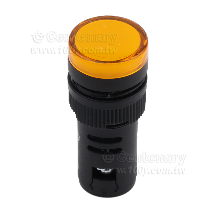 LED電源指示燈 16mm AC/DC24V 黃色 - 131231 產品圖片