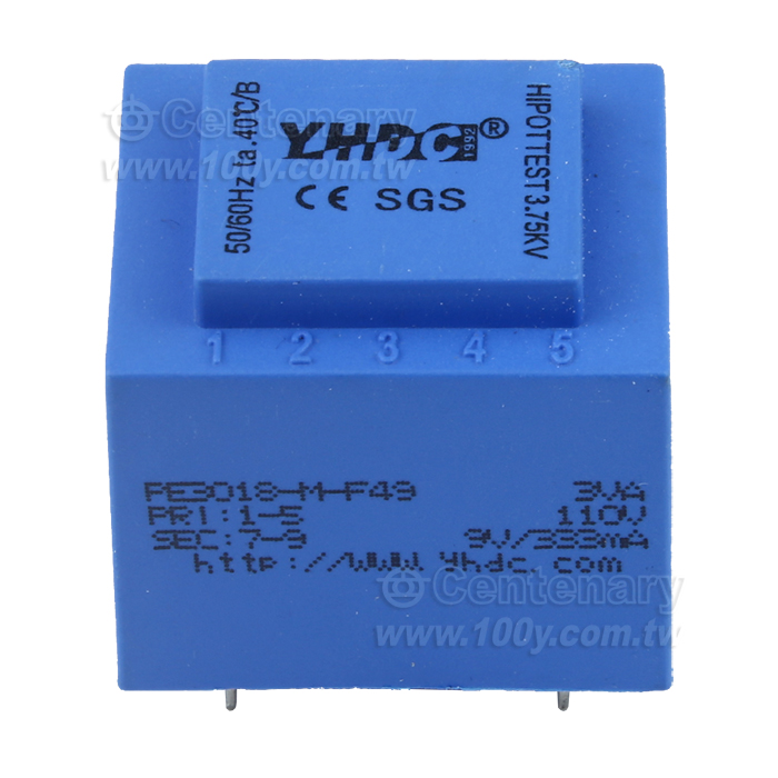 110V 3VA，單輸出9V - 106534 產品圖片