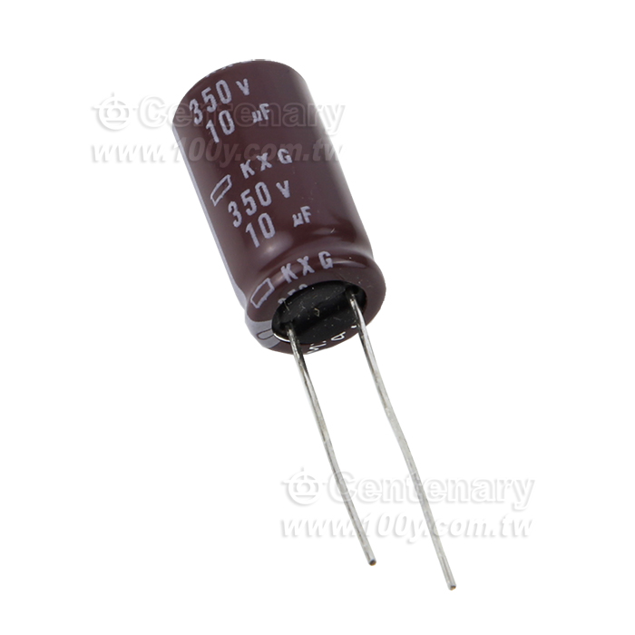 NIPPON_KXG-10uF/350V Miniature Aluminium Electrolytic Capacitor - 160520 Product Image