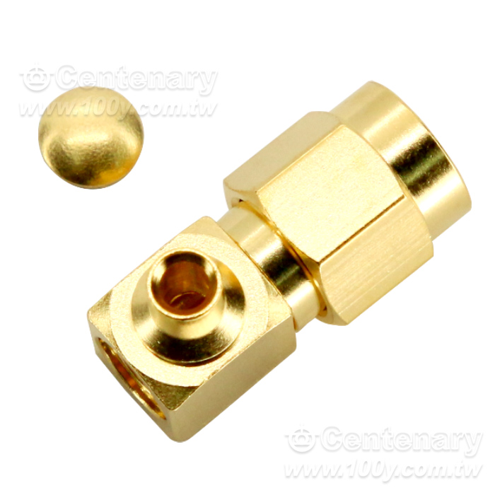 SMA Plug Solder Right Angle - 95124 產品圖片