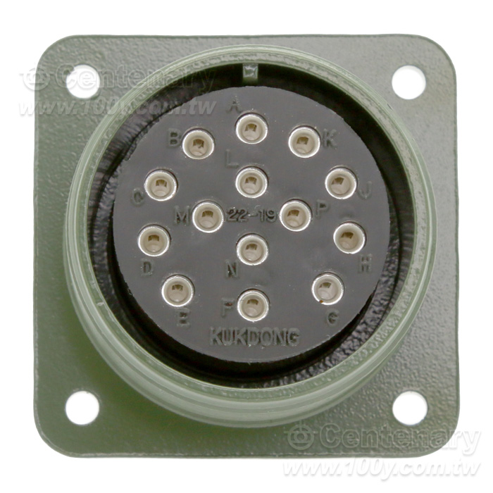 14P母端械外插座13A~20A 500Vac/700Vac - 157699 產品圖片