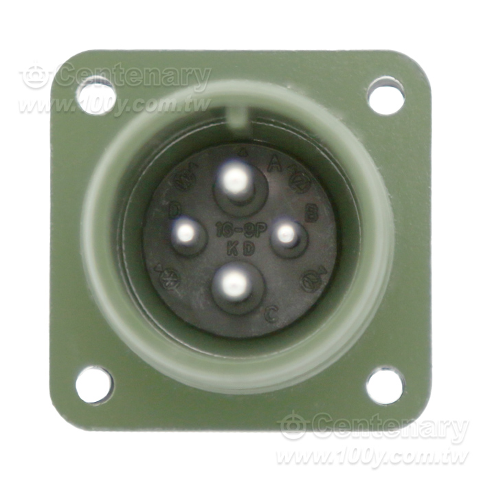 4P公端械外插座 23A~35A 500Vac - 56603 產品圖片