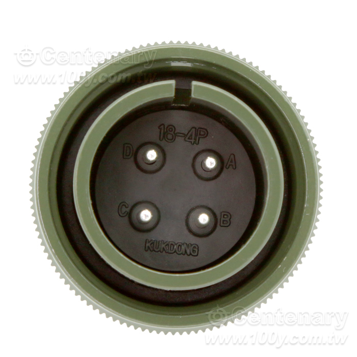 4P公端直管接頭 13~20A 900Vac - 59252 產品圖片