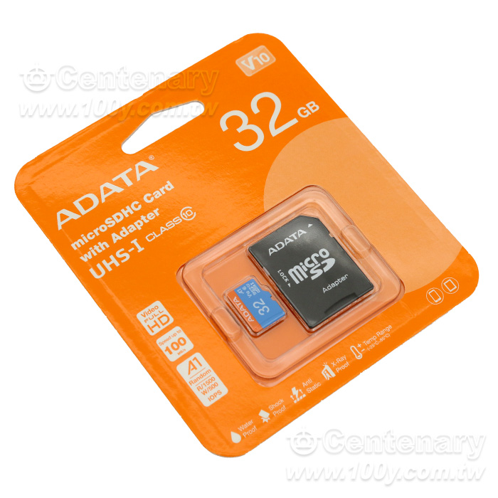 ADATA_microSDHC A1 32GB Memory Card (With Transfer Card) - 95396 Product Image