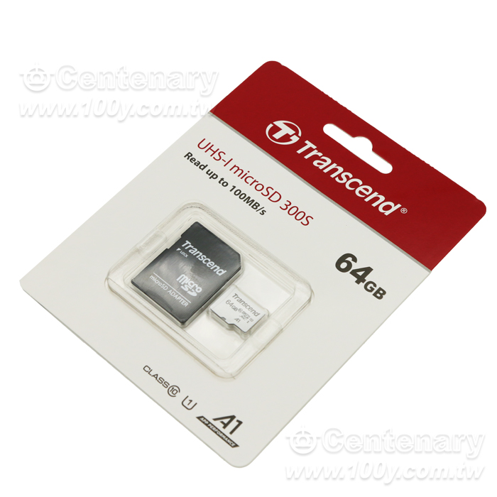 Transcend_64GB UHS-I U1 microSD with Adapter(Small Card Including Transfer Card) - 95397 Product Image