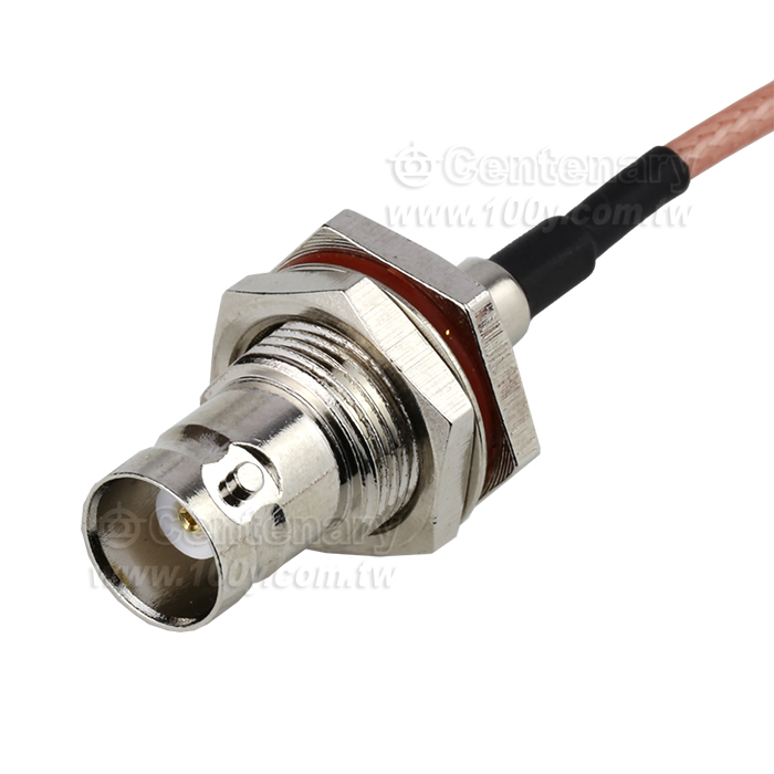 BNC母頭 轉 叉型U型冷壓端子連接線轉接線0.3M - 161274 產品圖片