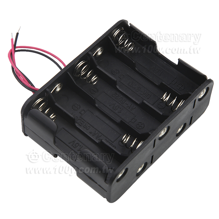 3號10只 背靠背電池盒方型 (串聯) - 161229 產品圖片