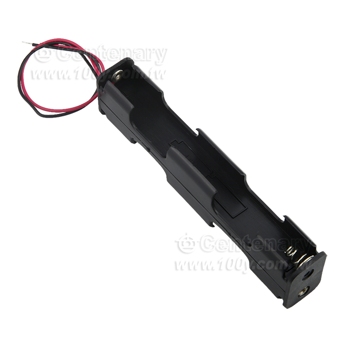 4號2只 背靠背電池盒長條型 (串聯) - 161230 產品圖片