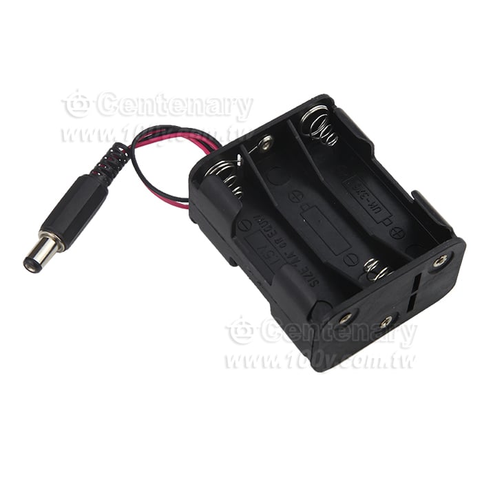 3號6只 背靠背電池盒方型 (串聯) - 161232 產品圖片