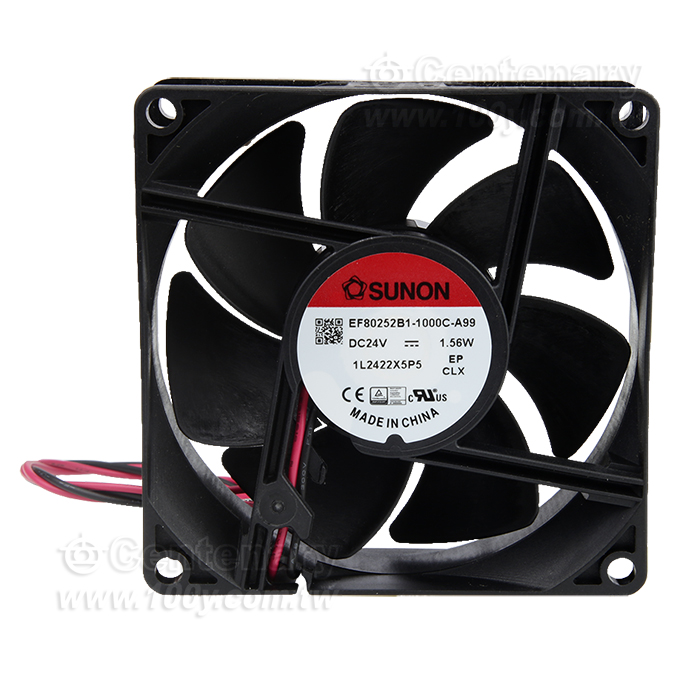 DC24V 帶線式風扇 2 Ball 80*80*25mm - 159601 產品圖片