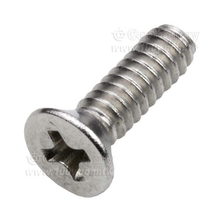 304不銹鋼美制十字沉頭螺絲英制3/8(9.53mm)-4#（M2.84) - 161634 產品圖片