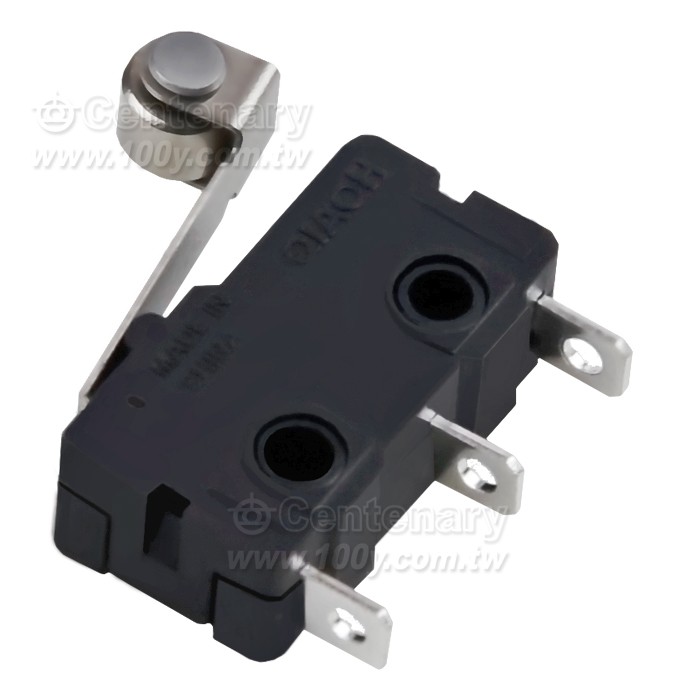 銀觸點微動開關5A/125/250V 1開1時閉 - 39582 產品圖片