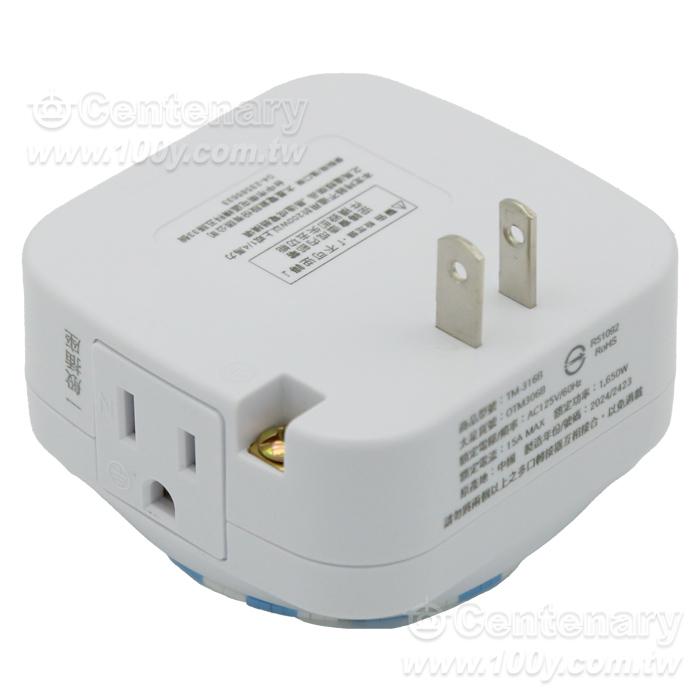 省電家族雙插座機械式定時器 2P+3P - 95318 產品圖片