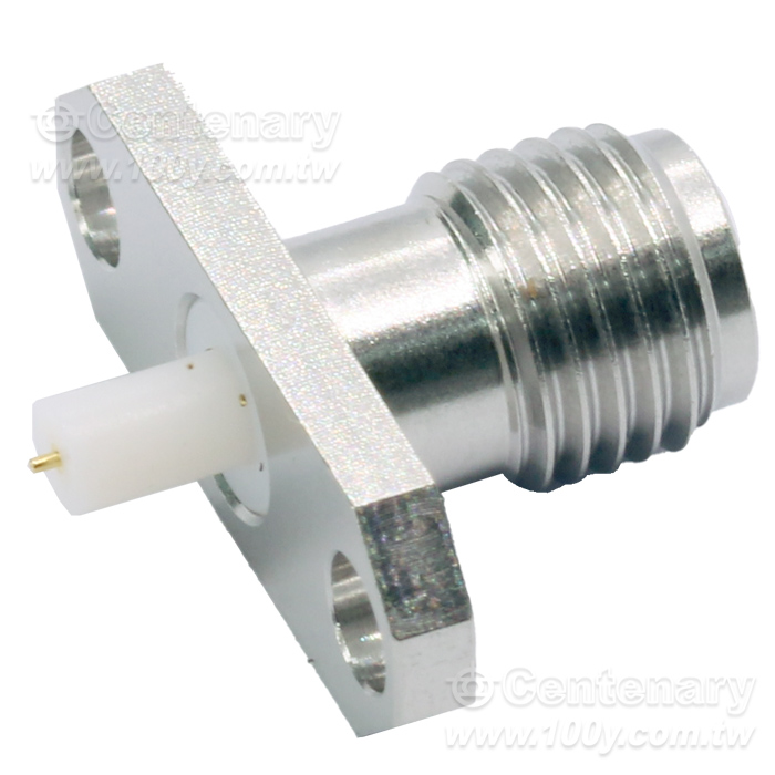SMA Jack ?16mm 2 Hole Flange With Round Contact; - 95409 Product Image