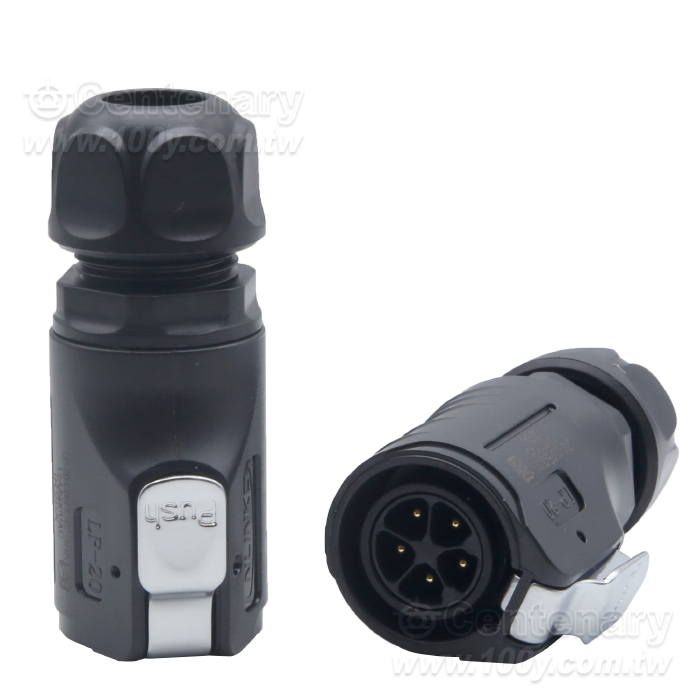 Cnlinko  LP20 type 5-core male plug plastic version welded type - 162615 Product Image