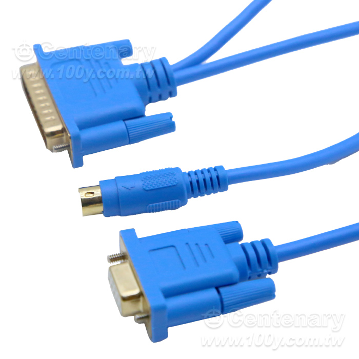 適用三菱FX3U 2N A plc編程電纜通訊線RS232串口數據下載線3M - 162698 產品圖片