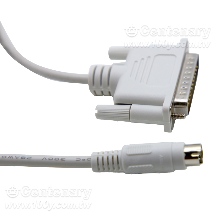 適用海泰克PWS6600/6A00T觸摸屏連三菱FX  PLC數據通訊線3M - 162699 產品圖片