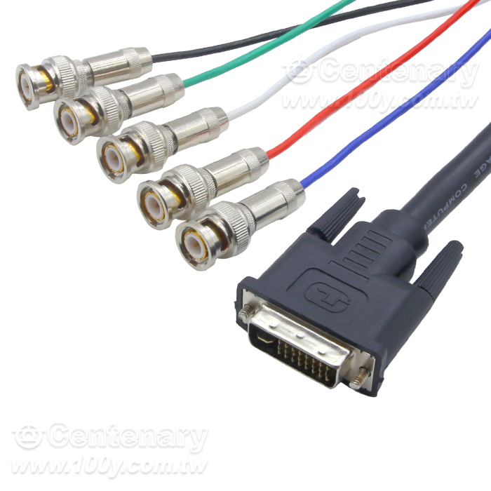 DVI轉5BNC DVI24+5轉5分量線 - 162712 產品圖片