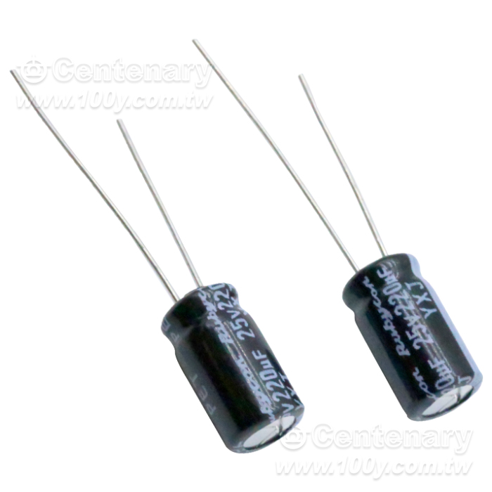 YXJ高頻低阻電容系列 220uF/25V ±20% 105℃  6*11mm - 162723 產品圖片