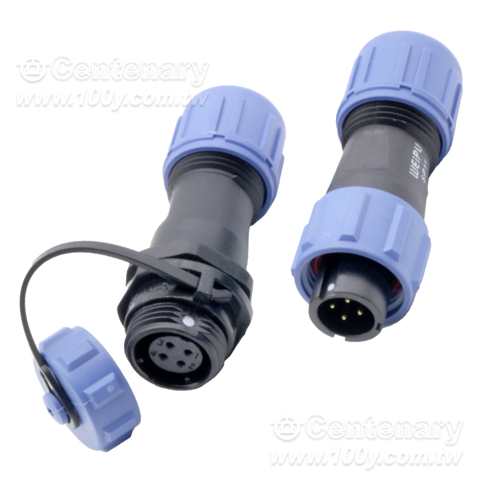 電纜插頭+電纜對接插座 4P - 162727 產品圖片