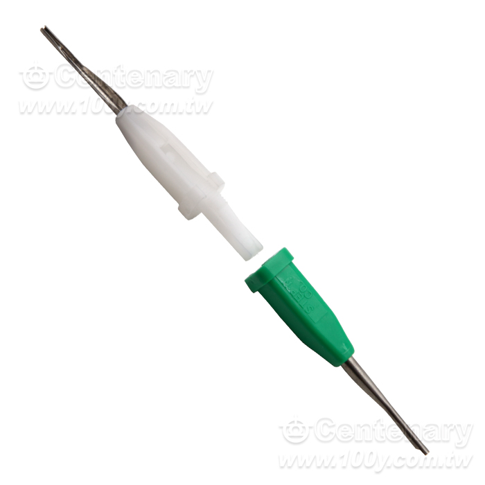 美國STP 金屬退針器  綠白 Contact Size 22 - 162877 產品圖片