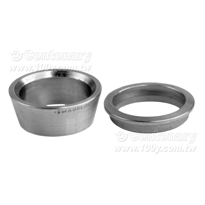 SWAGELOK brand 316L stainless steel sleeve nut front sleeve + back sleeve 1/2in - 162685 Product Image