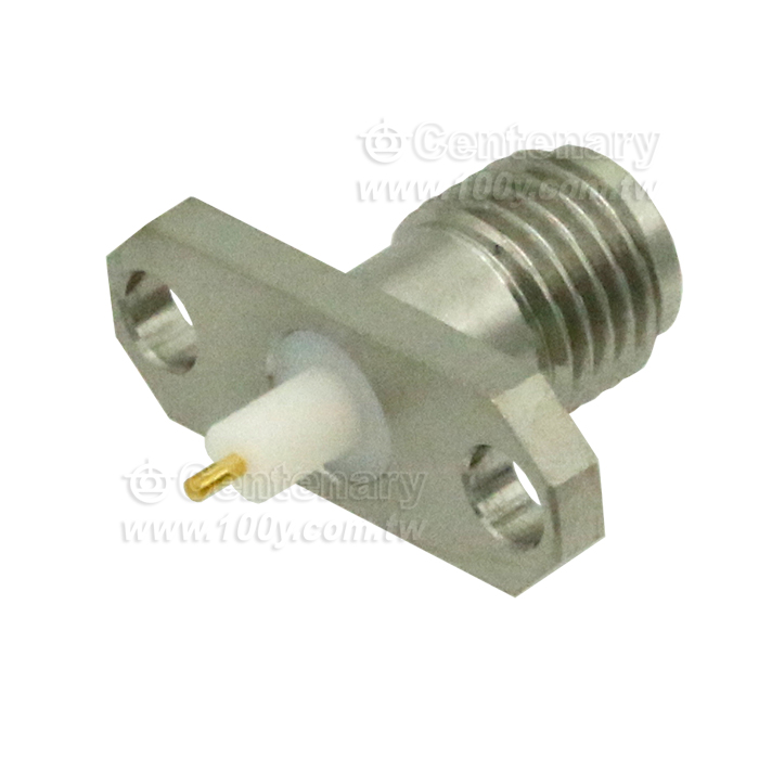 SMA Jack ?16mm 2 Hole Flange With Round Contact - 95511 Product Image