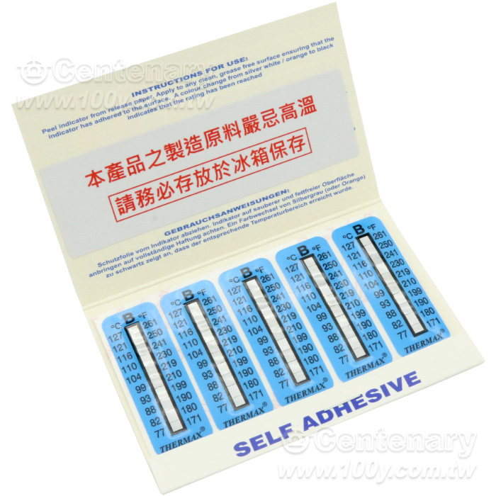 十格溫度貼紙)77-127℃ - 89351 產品圖片