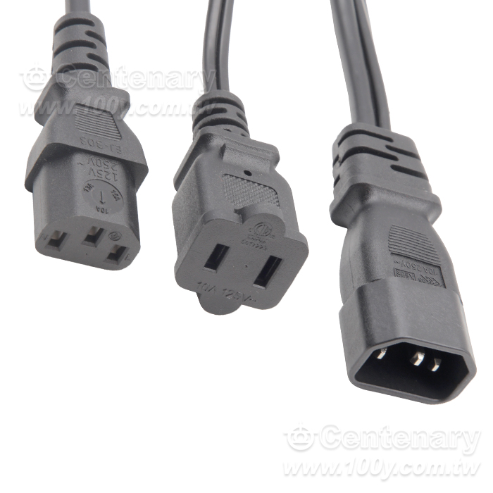 IEC320-C14  to  C13/2P插頭 - 162780 Product Image