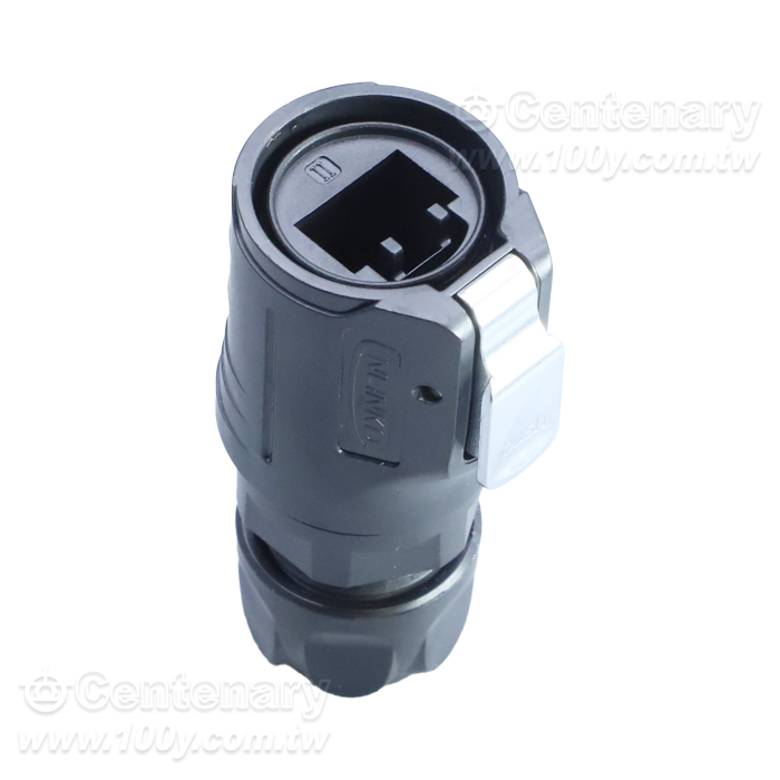 Cnlinko  LP16 RJ45 male plug Plastic Other wiring (φ7mm tail seal ring) - 162964 Product Image