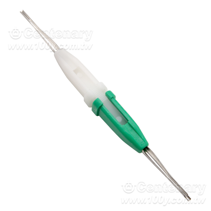 美國STP 金屬退針器  綠白 Contact Size 22D - 162880 產品圖片