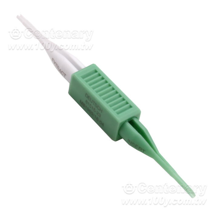 TE/德馳 退針器  綠白 Contact Size 20 - 162889 產品圖片