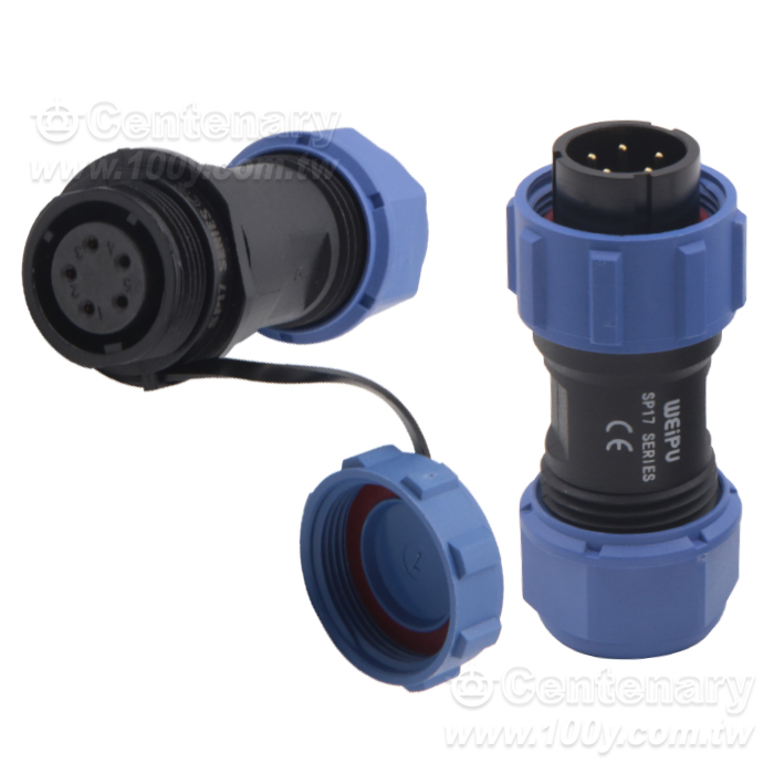 電纜插頭+電纜對接插座5P 5A/500V - 162805 產品圖片