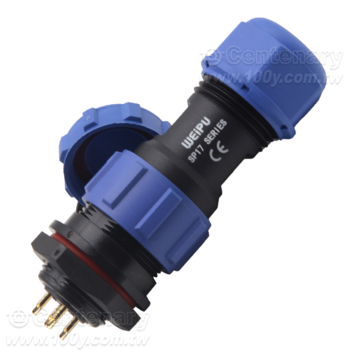 電纜插頭+後螺母插座4P 5A/500V - 162810 產品圖片
