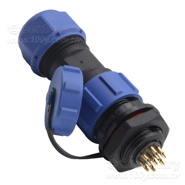 電纜插頭+後螺母插座7P 5A/400V - 162812 產品圖片