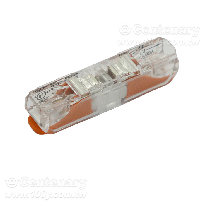快速接頭 一進一出 橘色透明 AWG20-10 - 163019 產品圖片