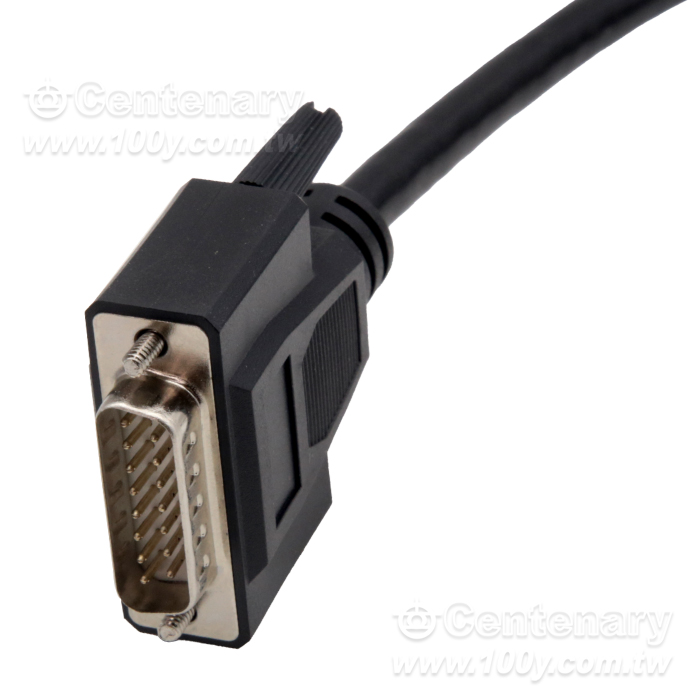 DB15單頭帶端子串口線  公頭鍍金 純銅26AWG - 162797 產品圖片