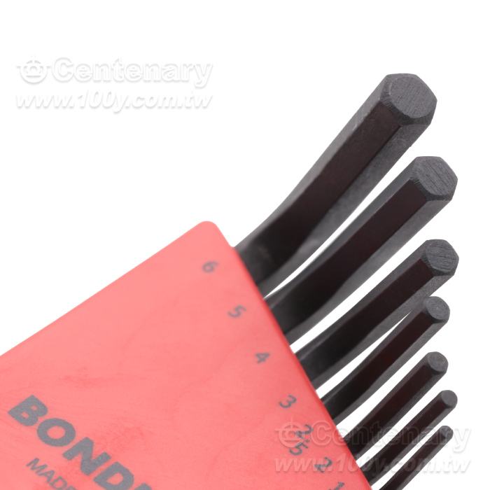 公制L型扳手/球型 7pcs/組 - 91549 產品圖片