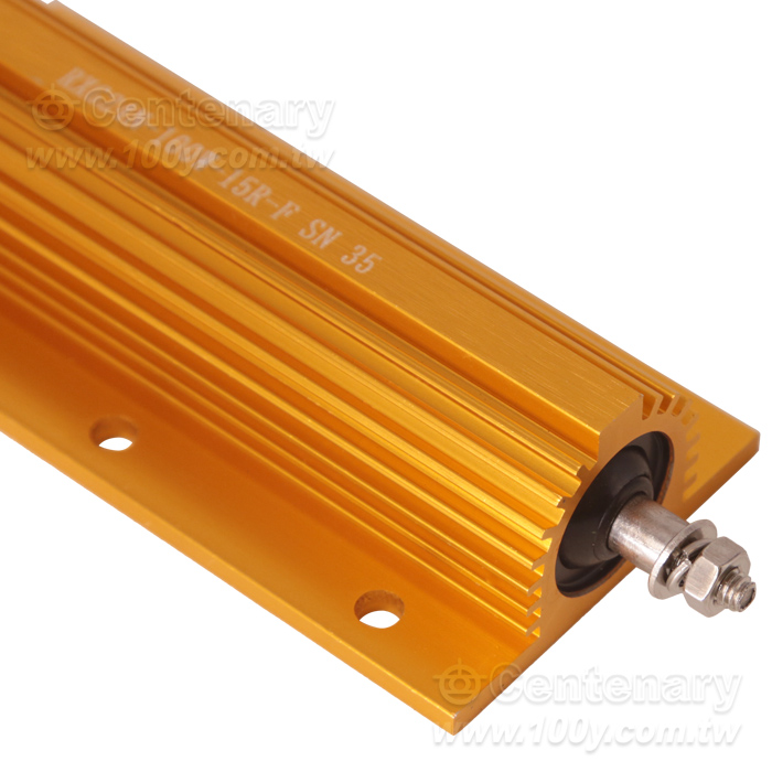100W 無感黃金鋁電阻 15ohm ±1% - 162928 產品圖片