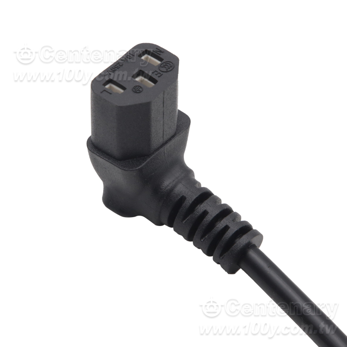 18AWG(0.824mm2) USA Style 3-Conductor Power Cord VED 1.8M - 163038 Product Image